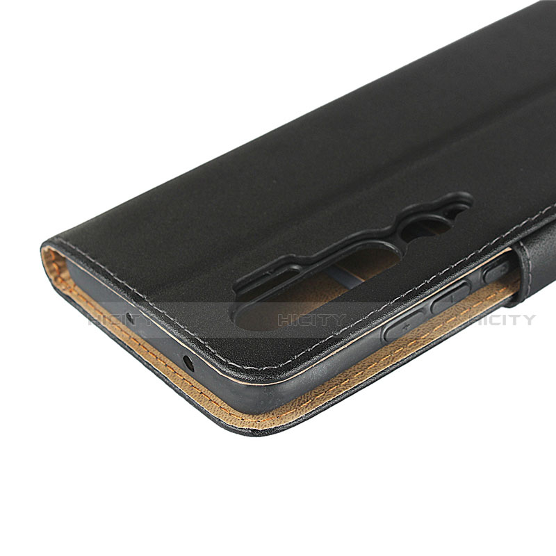 Handytasche Stand Schutzhülle Leder K01 für Xiaomi Mi Note 10 Schwarz