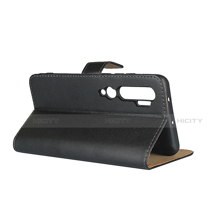 Handytasche Stand Schutzhülle Leder K01 für Xiaomi Mi Note 10 Schwarz