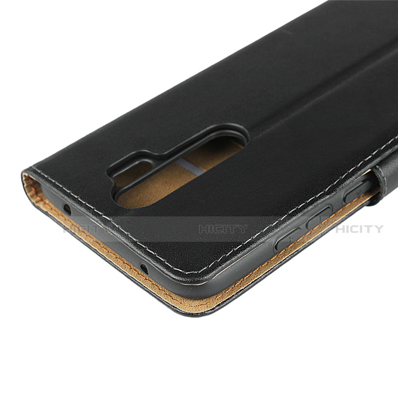 Handytasche Stand Schutzhülle Leder K01 für Xiaomi Redmi Note 8 Pro Schwarz