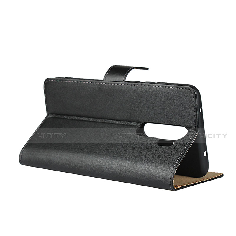 Handytasche Stand Schutzhülle Leder K01 für Xiaomi Redmi Note 8 Pro Schwarz