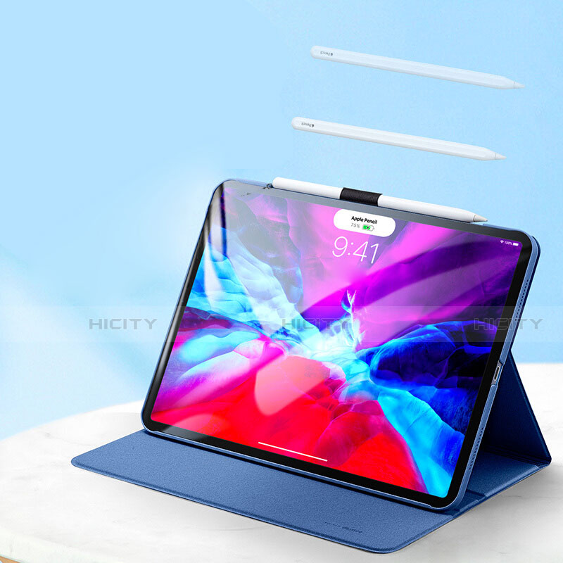 Handytasche Stand Schutzhülle Leder L01 für Apple iPad Pro 11 (2022) Blau