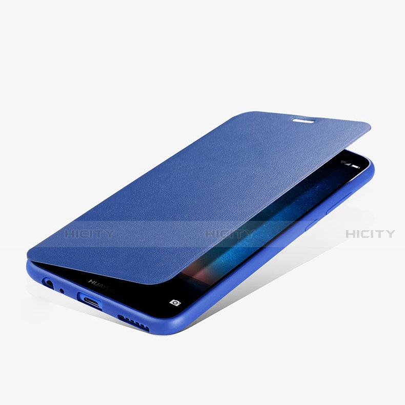 Handytasche Stand Schutzhülle Leder L01 für Huawei G10 Blau