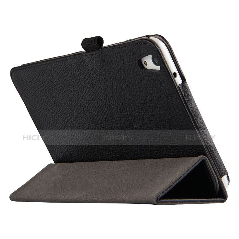 Handytasche Stand Schutzhülle Leder L01 für Huawei Honor Pad 2 Schwarz