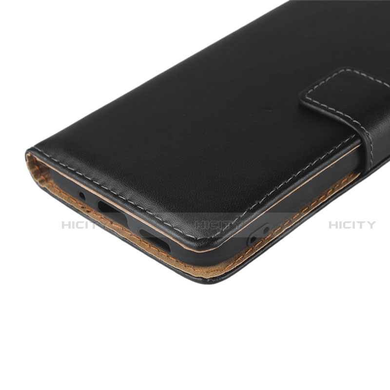 Handytasche Stand Schutzhülle Leder L01 für Huawei Honor Play 8 Schwarz