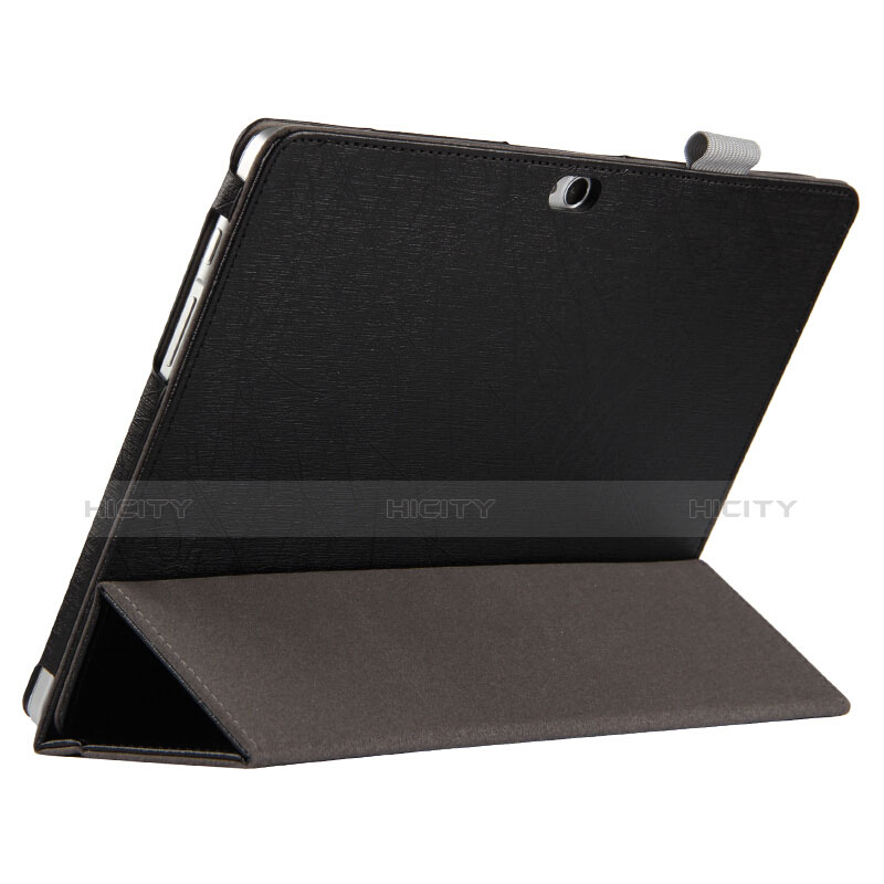 Handytasche Stand Schutzhülle Leder L01 für Huawei MediaPad M2 10.0 M2-A01 M2-A01W M2-A01L Schwarz