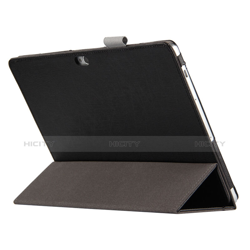 Handytasche Stand Schutzhülle Leder L01 für Huawei MediaPad M2 10.0 M2-A01 M2-A01W M2-A01L Schwarz