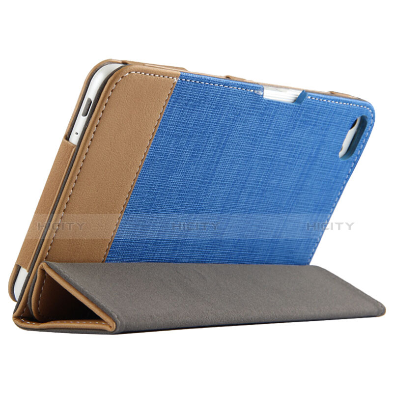 Handytasche Stand Schutzhülle Leder L01 für Huawei MediaPad T2 Pro 7.0 PLE-703L Blau