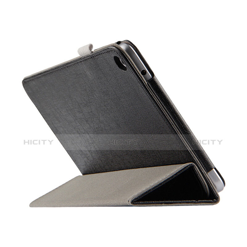 Handytasche Stand Schutzhülle Leder L01 für Huawei MediaPad T3 8.0 KOB-W09 KOB-L09 Schwarz