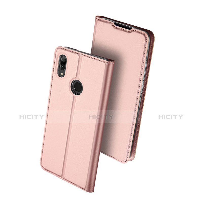 Handytasche Stand Schutzhülle Leder L01 für Huawei Nova Lite 3 Rosegold