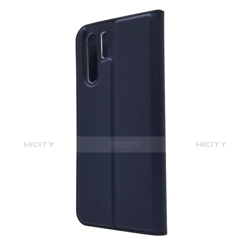 Handytasche Stand Schutzhülle Leder L01 für Huawei P30 Pro Blau