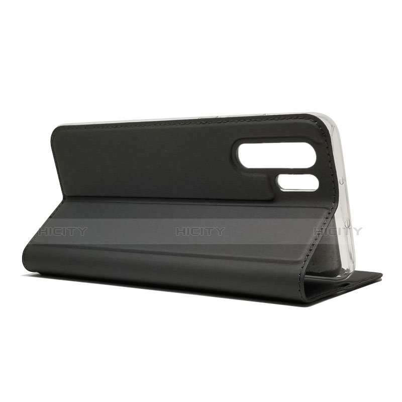 Handytasche Stand Schutzhülle Leder L01 für Huawei P30 Pro New Edition Schwarz