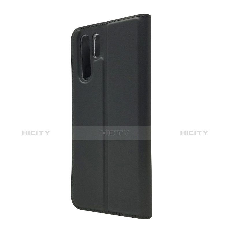 Handytasche Stand Schutzhülle Leder L01 für Huawei P30 Pro New Edition Schwarz