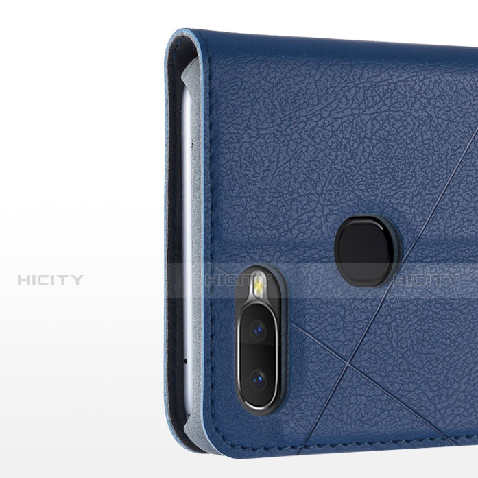 Handytasche Stand Schutzhülle Leder L01 für Oppo A7