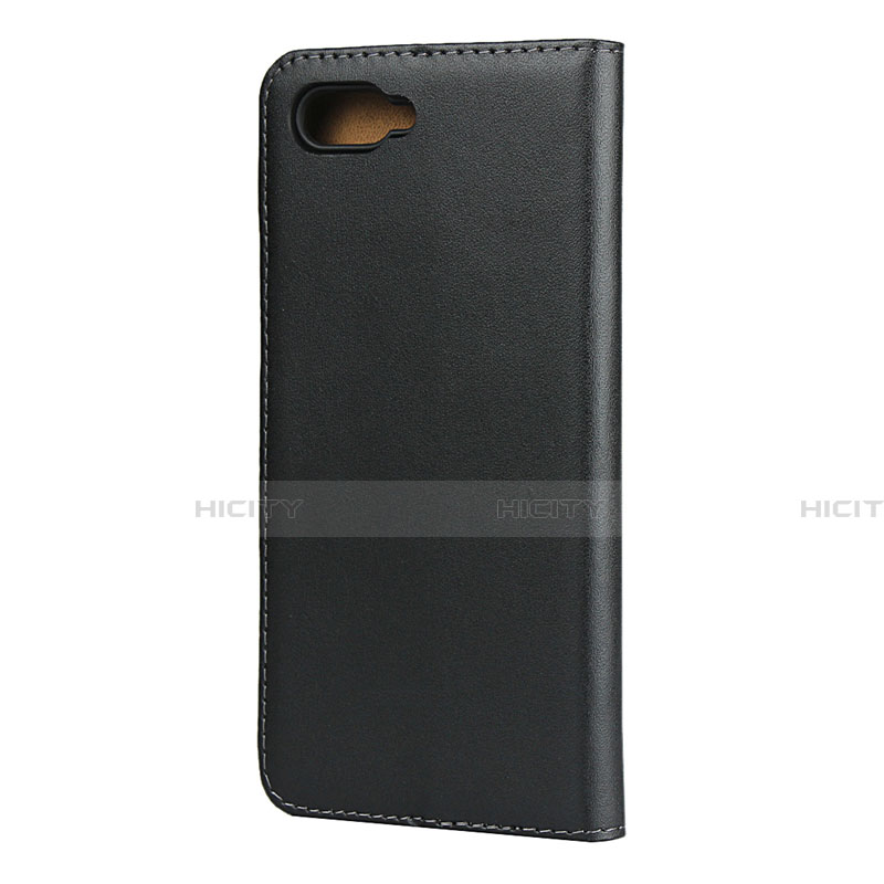 Handytasche Stand Schutzhülle Leder L01 für Oppo K1 Schwarz