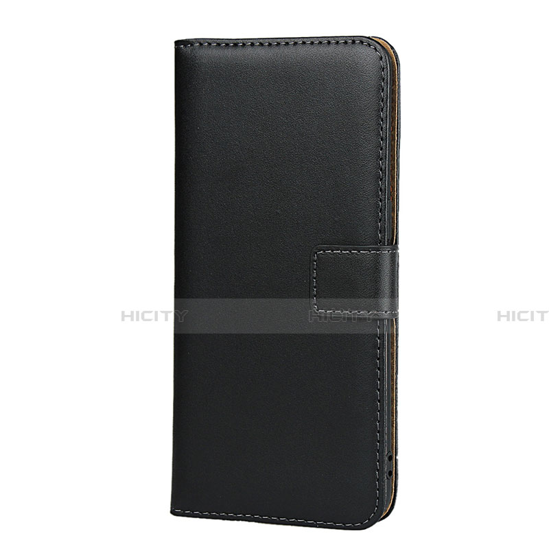 Handytasche Stand Schutzhülle Leder L01 für Oppo R15X Schwarz