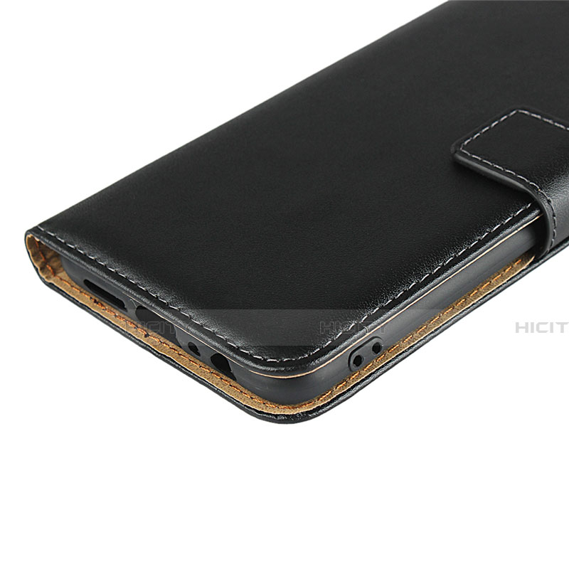 Handytasche Stand Schutzhülle Leder L01 für Oppo R15X Schwarz