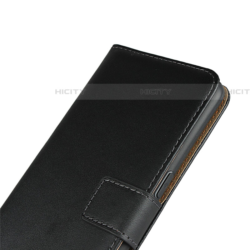 Handytasche Stand Schutzhülle Leder L01 für Oppo RX17 Neo Schwarz