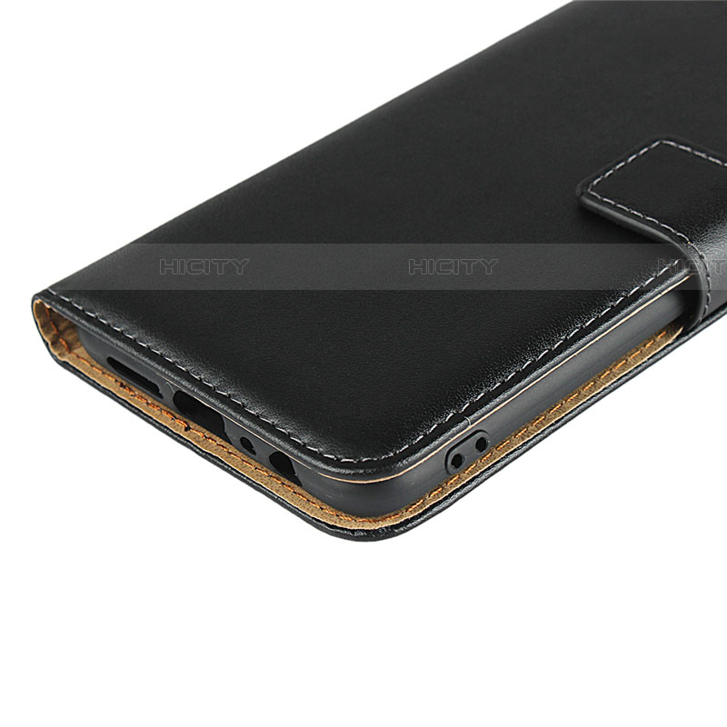 Handytasche Stand Schutzhülle Leder L01 für Oppo RX17 Neo Schwarz