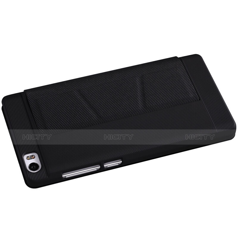 Handytasche Stand Schutzhülle Leder L01 für Xiaomi Mi Note Schwarz