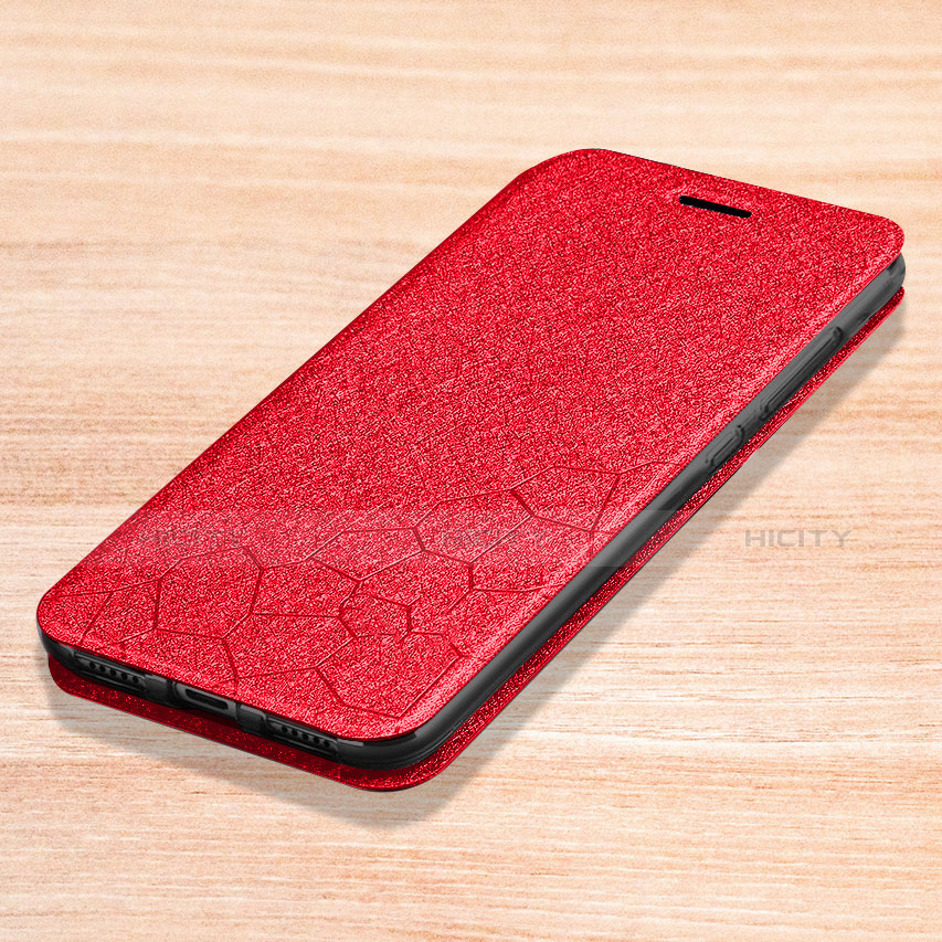 Handytasche Stand Schutzhülle Leder L01 für Xiaomi Redmi Note 7 Pro Rot