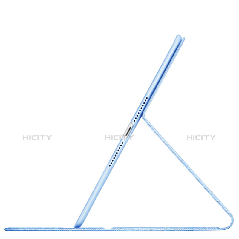 Handytasche Stand Schutzhülle Leder L02 für Apple iPad Mini 5 (2019) Hellblau