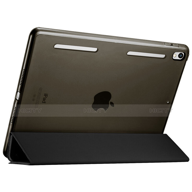 Handytasche Stand Schutzhülle Leder L02 für Apple iPad Pro 10.5 Schwarz