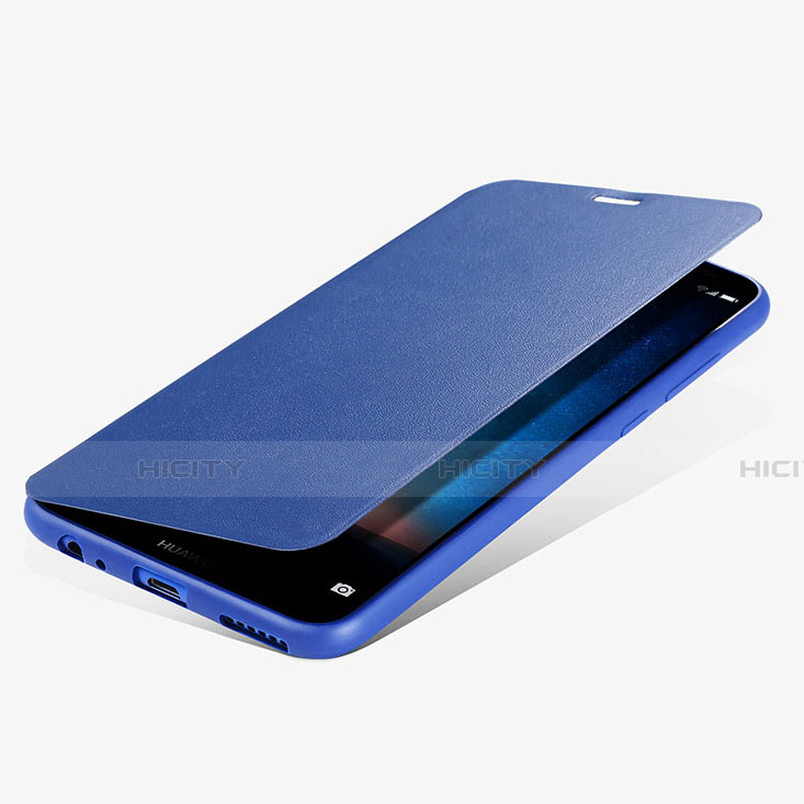 Handytasche Stand Schutzhülle Leder L02 für Huawei G10 Blau