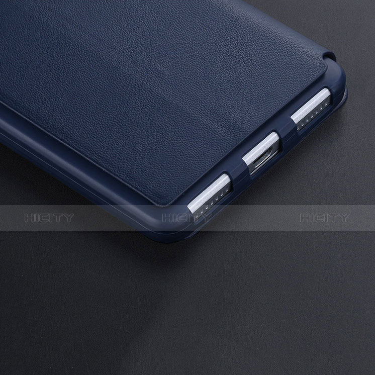 Handytasche Stand Schutzhülle Leder L02 für Huawei Honor 7 Blau