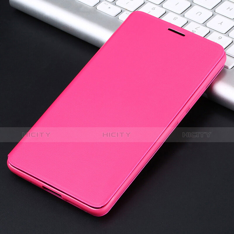 Handytasche Stand Schutzhülle Leder L02 für Huawei Mate 10 Pink