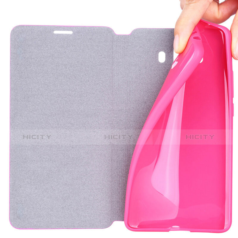 Handytasche Stand Schutzhülle Leder L02 für Huawei Mate 10 Pink