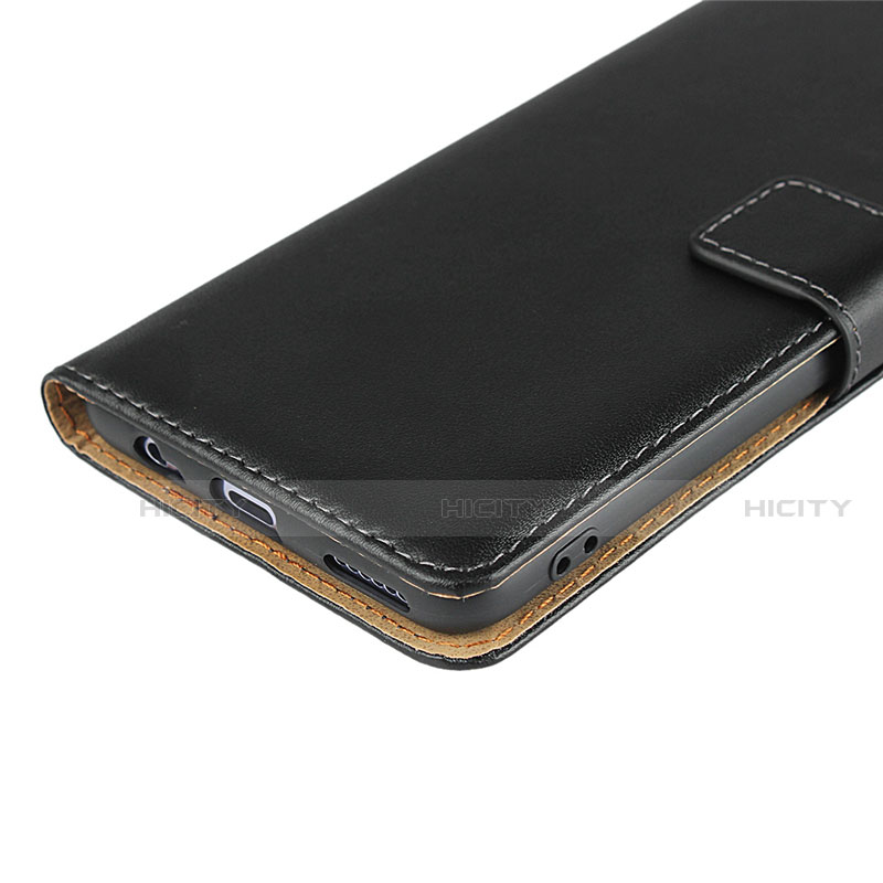 Handytasche Stand Schutzhülle Leder L02 für Huawei Mate 30 Schwarz