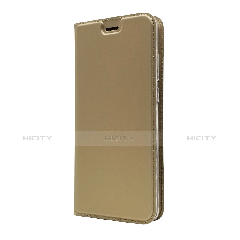 Handytasche Stand Schutzhülle Leder L02 für Huawei P30 Gold