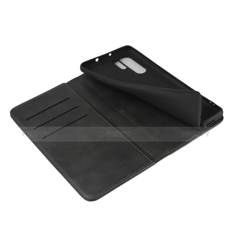 Handytasche Stand Schutzhülle Leder L02 für Huawei P30 Pro New Edition Schwarz