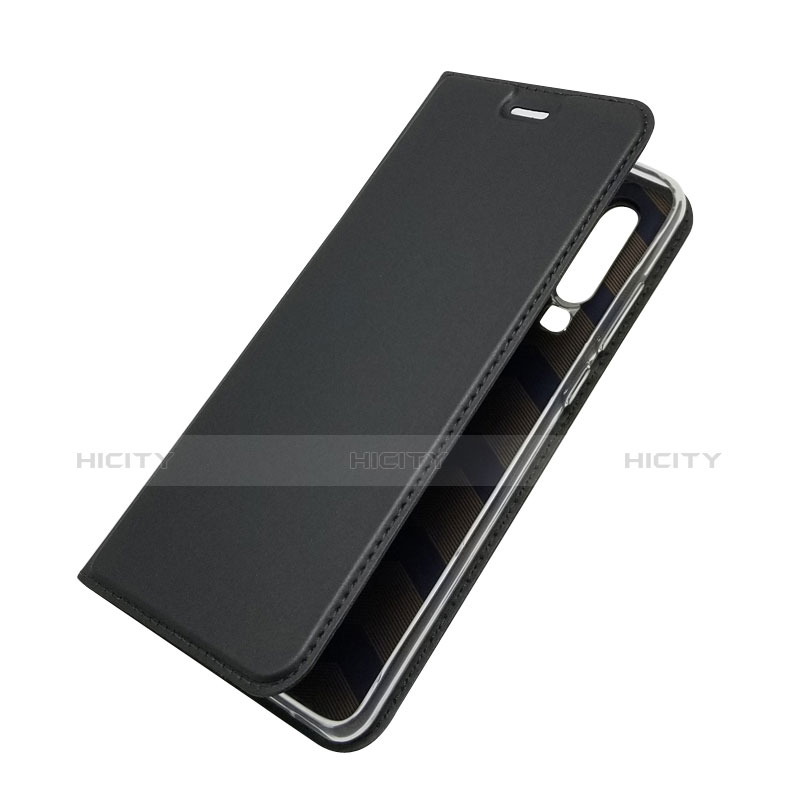 Handytasche Stand Schutzhülle Leder L02 für Huawei P30 Schwarz