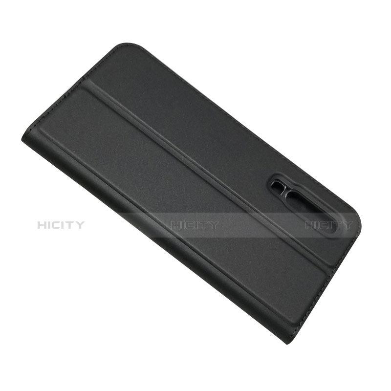 Handytasche Stand Schutzhülle Leder L02 für Huawei P30 Schwarz