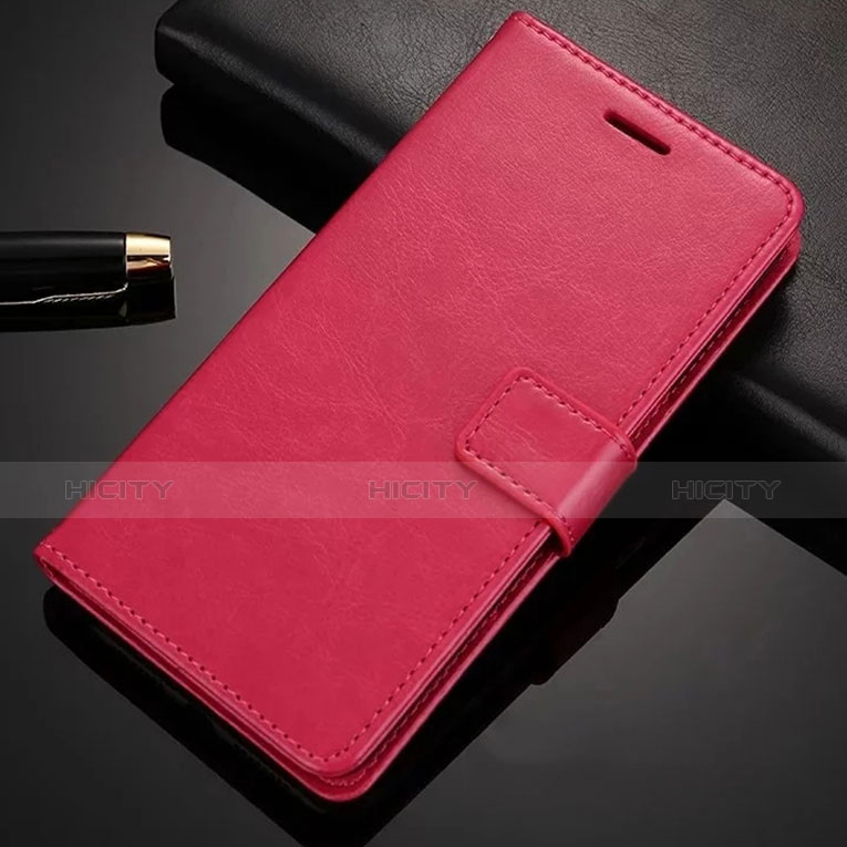 Handytasche Stand Schutzhülle Leder L02 für Nokia 6.1 Plus Pink