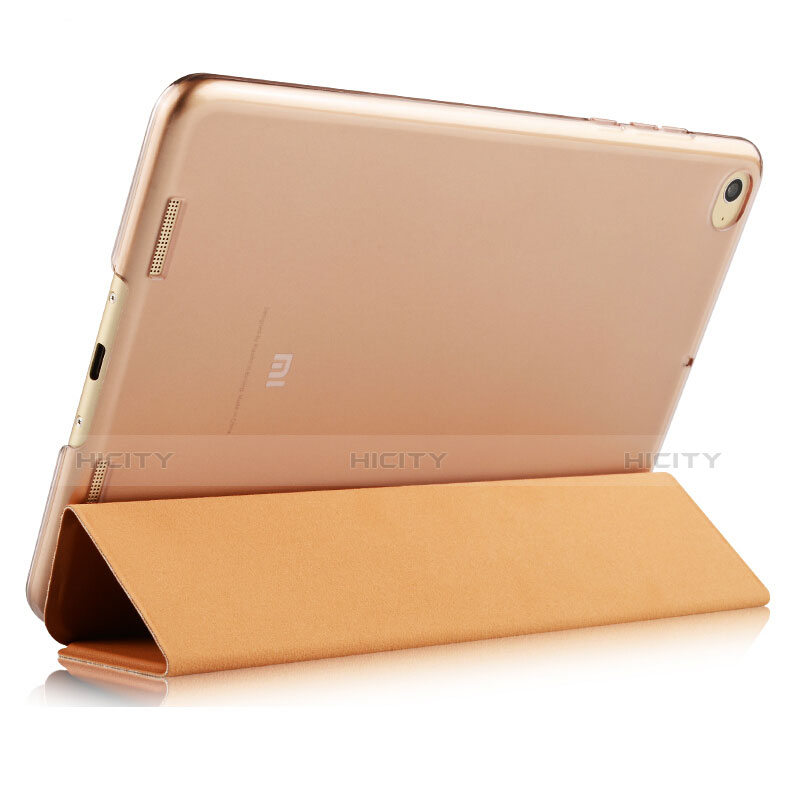 Handytasche Stand Schutzhülle Leder L02 für Xiaomi Mi Pad 2 Braun groß