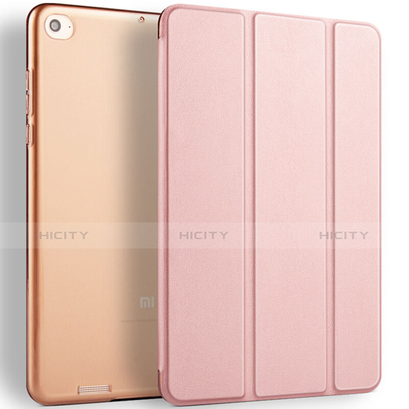 Handytasche Stand Schutzhülle Leder L02 für Xiaomi Mi Pad 2 Rosegold