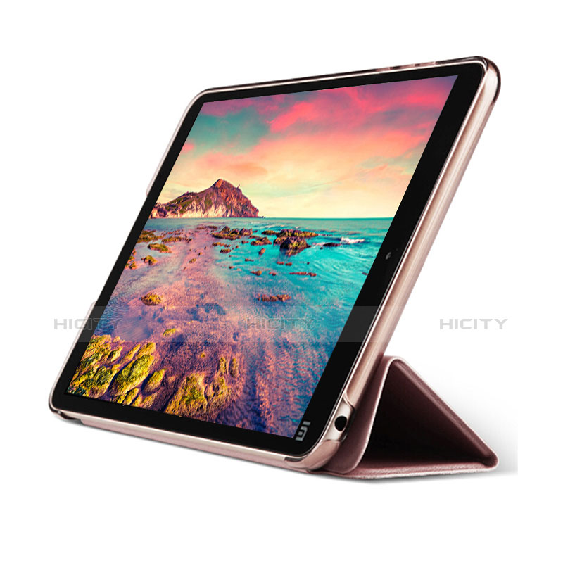 Handytasche Stand Schutzhülle Leder L02 für Xiaomi Mi Pad 3 Rosegold