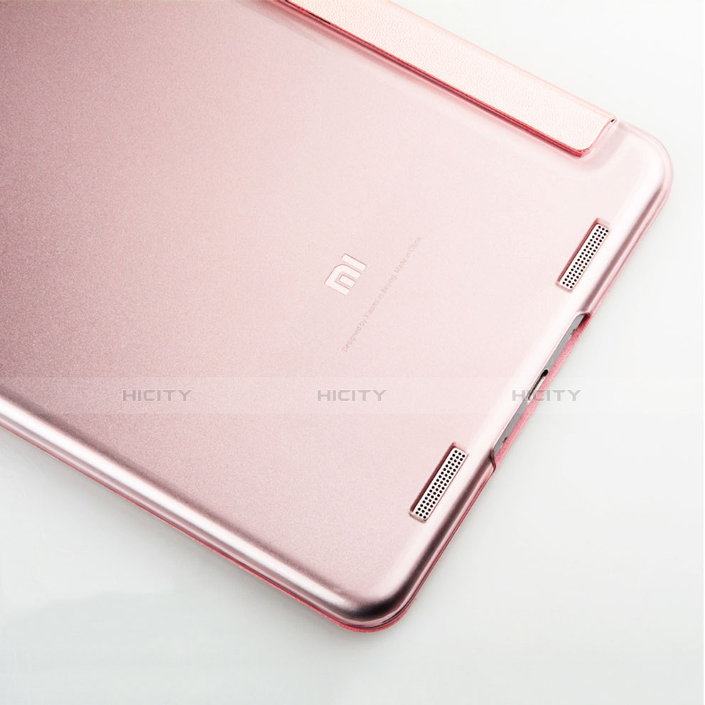 Handytasche Stand Schutzhülle Leder L02 für Xiaomi Mi Pad 3 Rosegold