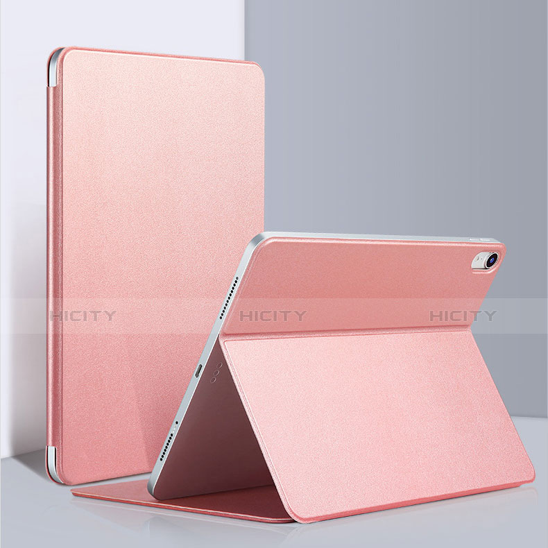 Handytasche Stand Schutzhülle Leder L03 für Apple iPad Pro 11 (2018) Rosa