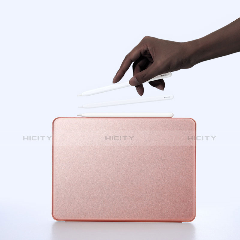 Handytasche Stand Schutzhülle Leder L03 für Apple iPad Pro 11 (2018) Rosa