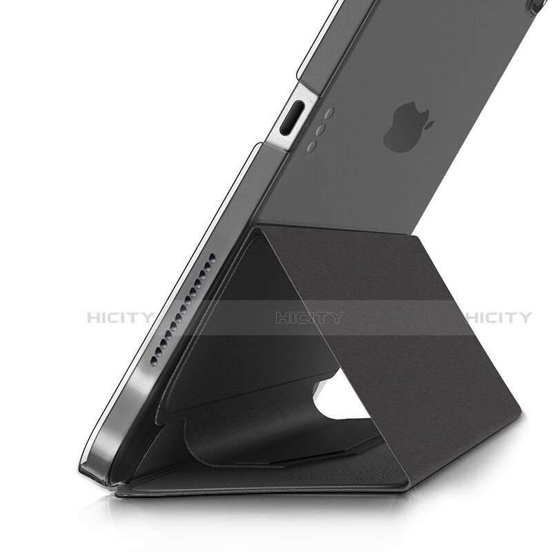 Handytasche Stand Schutzhülle Leder L03 für Apple iPad Pro 11 (2021) Schwarz