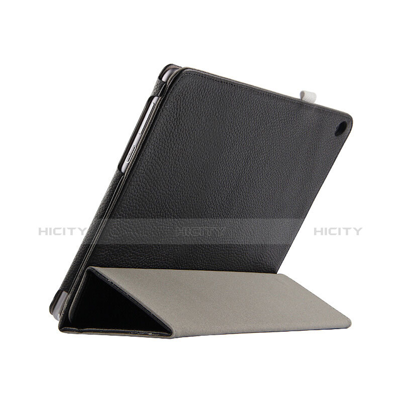 Handytasche Stand Schutzhülle Leder L03 für Huawei MediaPad M3 Lite 10.1 BAH-W09 Schwarz