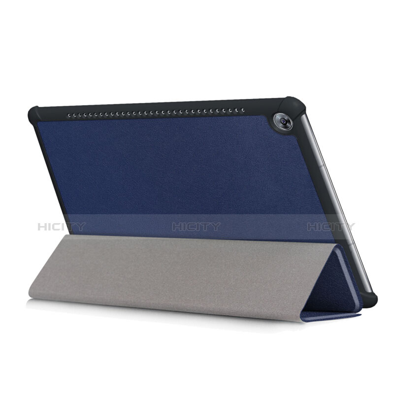 Handytasche Stand Schutzhülle Leder L03 für Huawei MediaPad M5 8.4 SHT-AL09 SHT-W09 Blau groß