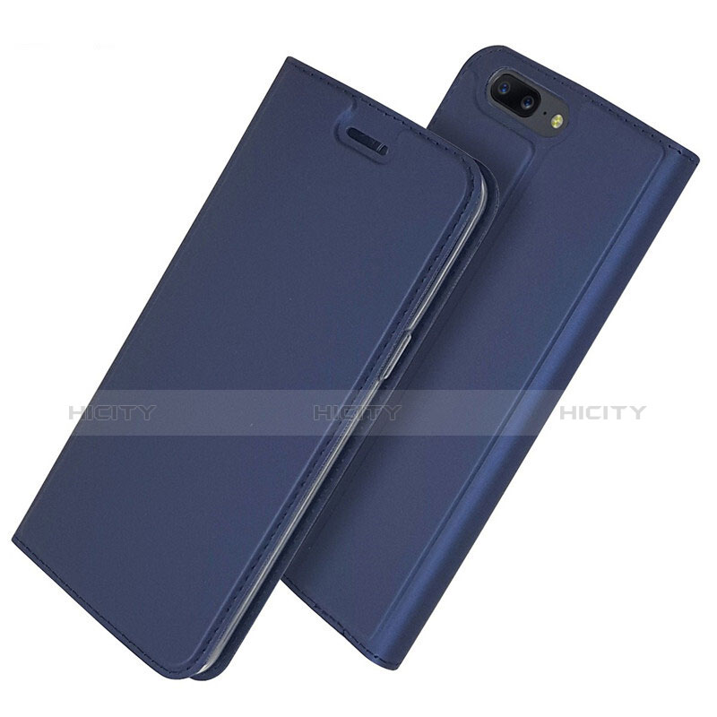 Handytasche Stand Schutzhülle Leder L03 für OnePlus 5T A5010 Blau