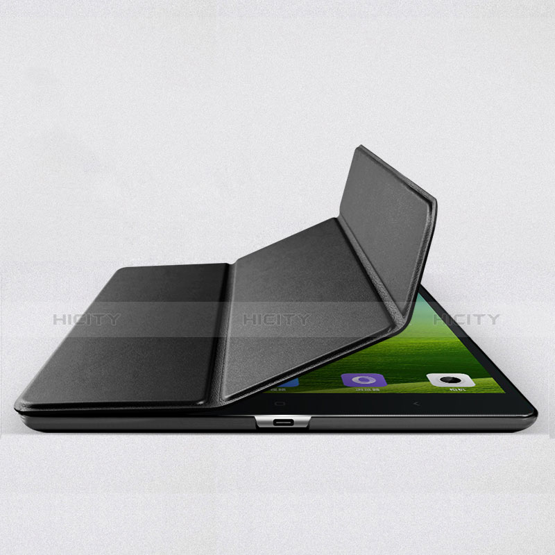 Handytasche Stand Schutzhülle Leder L03 für Xiaomi Mi Pad 3 Schwarz