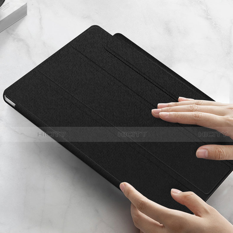 Handytasche Stand Schutzhülle Leder L04 für Apple iPad Pro 11 (2020) Schwarz