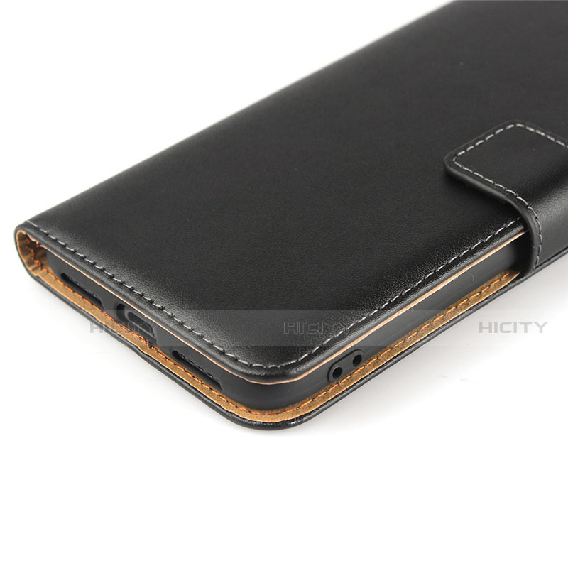 Handytasche Stand Schutzhülle Leder L04 für Xiaomi Redmi Note 7 Schwarz