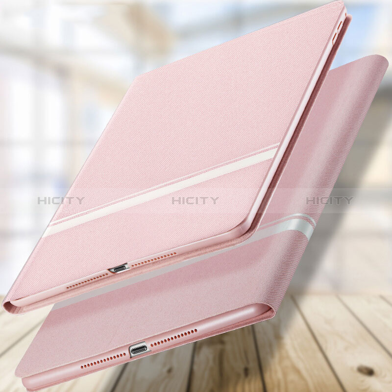 Handytasche Stand Schutzhülle Leder L05 für Apple New iPad 9.7 (2018) Rosa